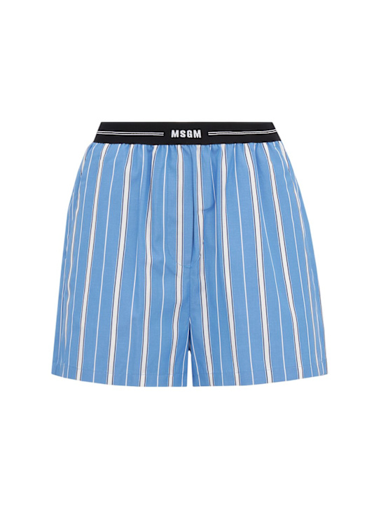 MSGM - Striped shorts