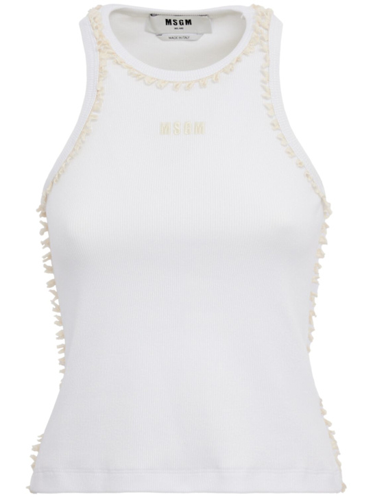 MSGM - Cotton blend tank top