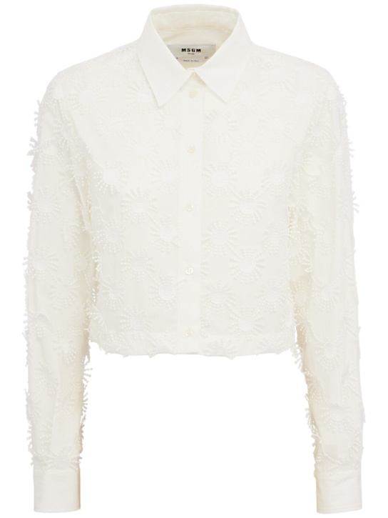MSGM: Embellished shirt