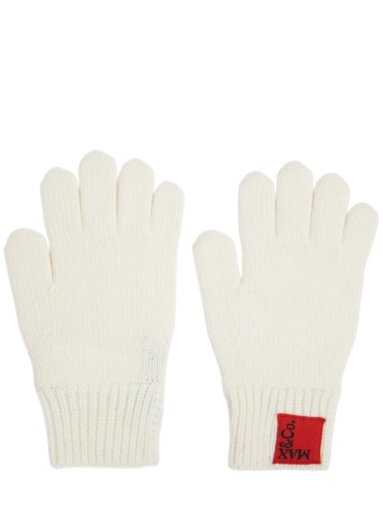 MAX&CO - Sciarpa e cappello in maglia misto lana con logo