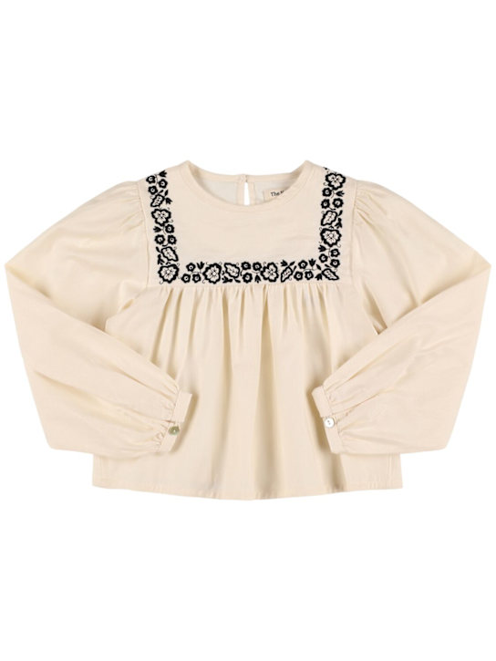 The New Society - Printed cotton shirt