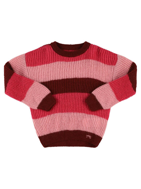 The New Society - Striped acrylic blend knit sweater