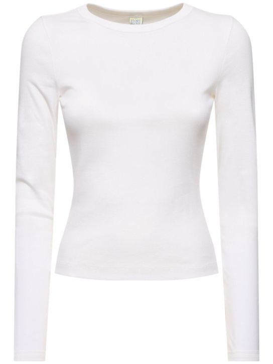 Flore Flore - T-shirt Max Tee in cotone organico a costine