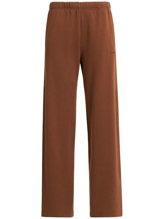 SKIMS: Cotton blend classic straight leg pants