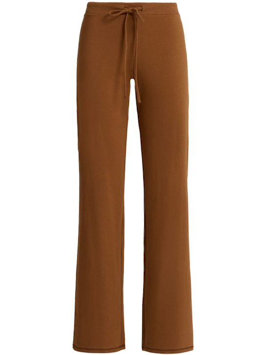 SKIMS: Stretch cotton straight leg sweatpants