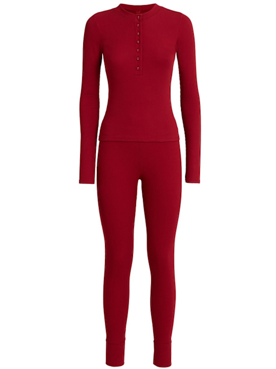 SKIMS - Stretch cotton pajama set