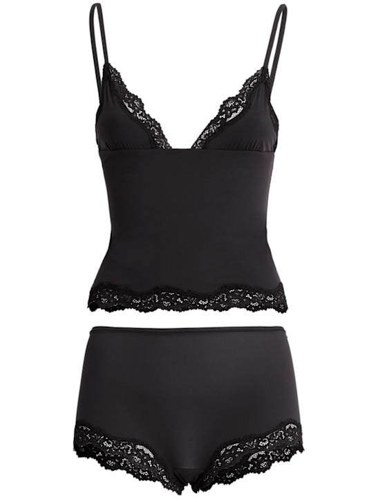 SKIMS: Cami tank top & boy shorts
