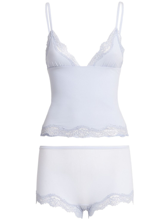 SKIMS: Cami tank top & boy shorts