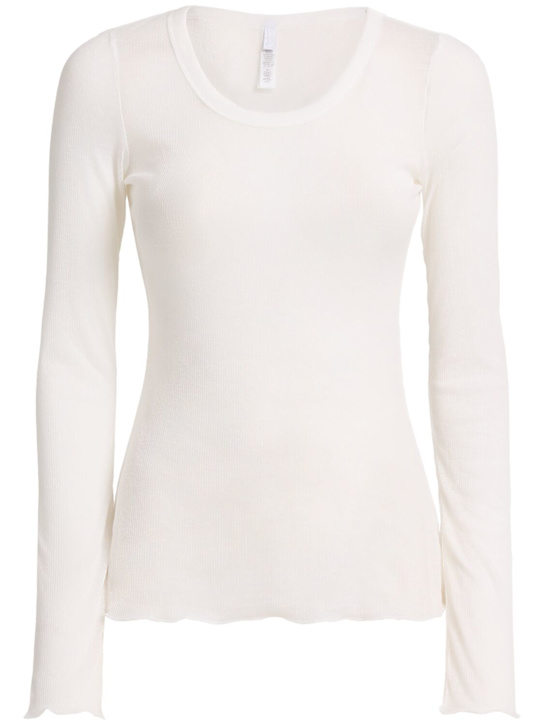SKIMS - Cotton blend long sleeve top
