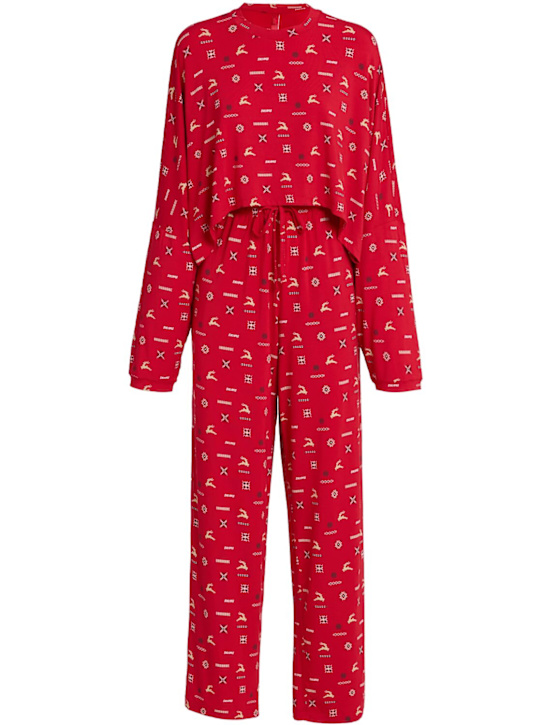 SKIMS - Modal henley top & pants sleep set