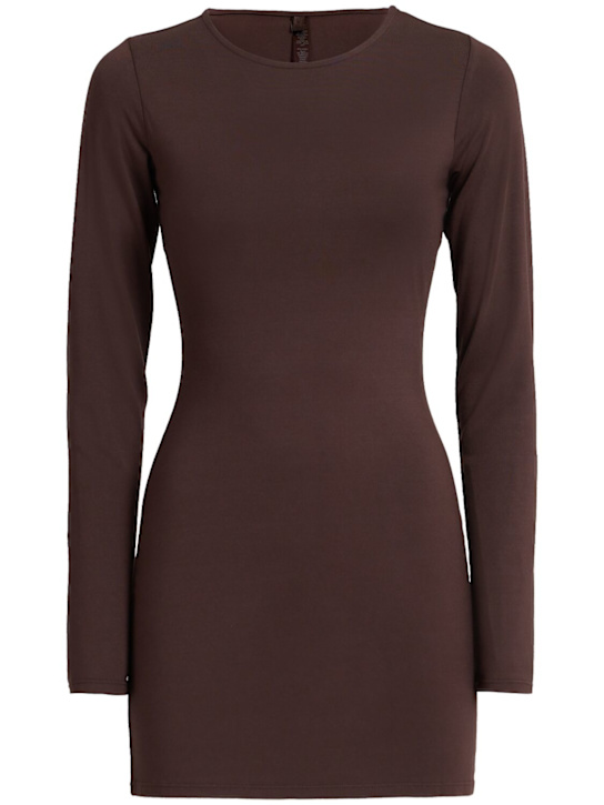 SKIMS - Long sleeved crewneck mini dress