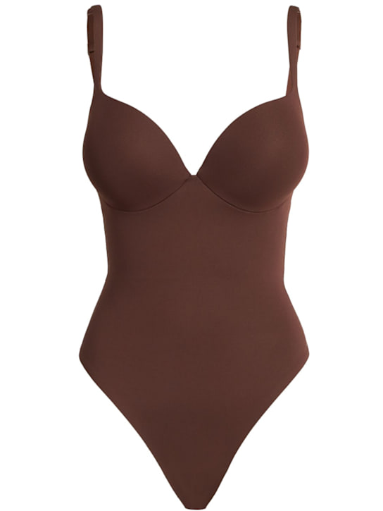 SKIMS - Nylon blend thong bodysuit