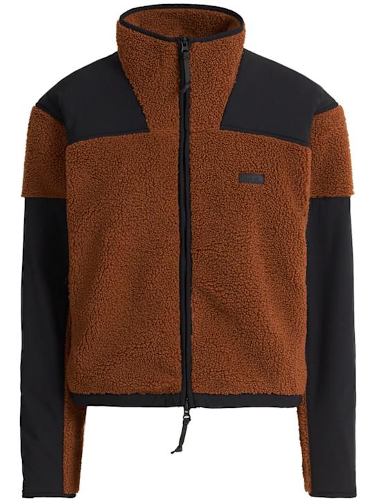SKIMS - Teddy boxy zip up jacket