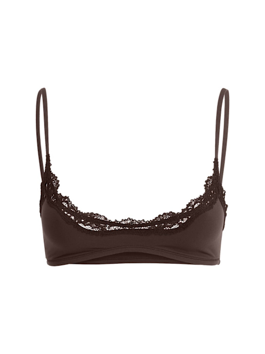 SKIMS - Nylon blend scoop bralette
