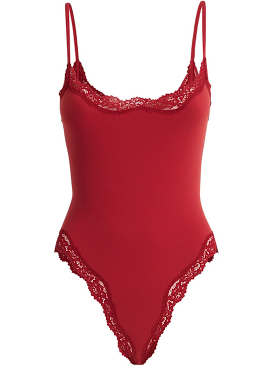 SKIMS: Cami nylon blend thong bodysuit