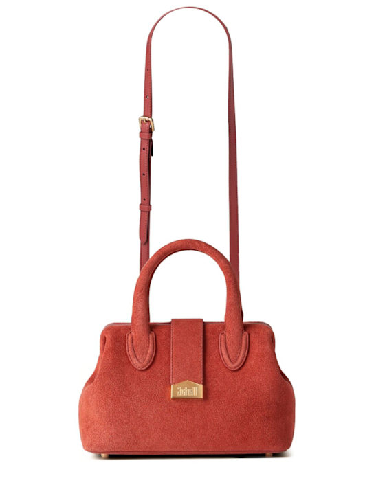SCHELL: Small suede doctor bag