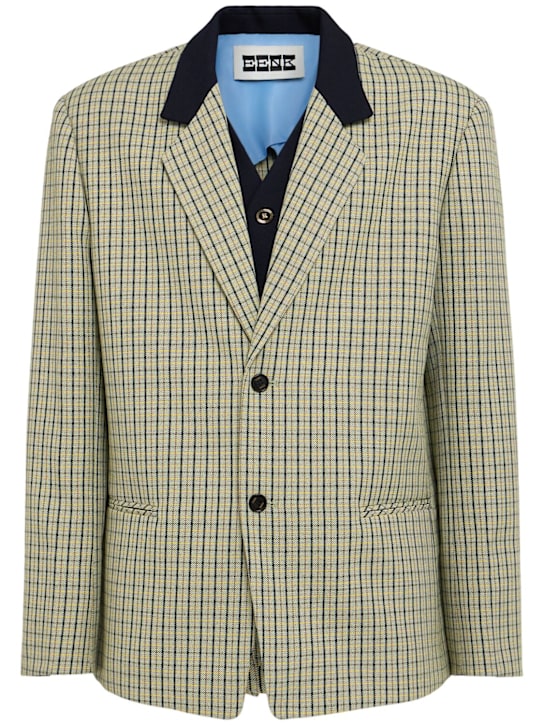 EENK: Single breast wool blend blazer