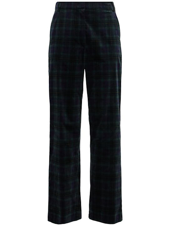 EENK: Gerade Hose Aus Baumwollsamt