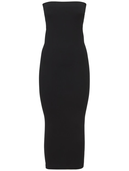 Wolford: Robe tube midi sans bretelles Fatal