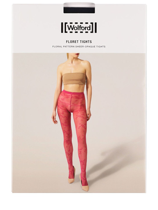 Wolford: Floret lace tights