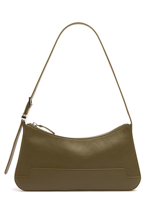Marni: Schultertasche aus Leder „Dot“