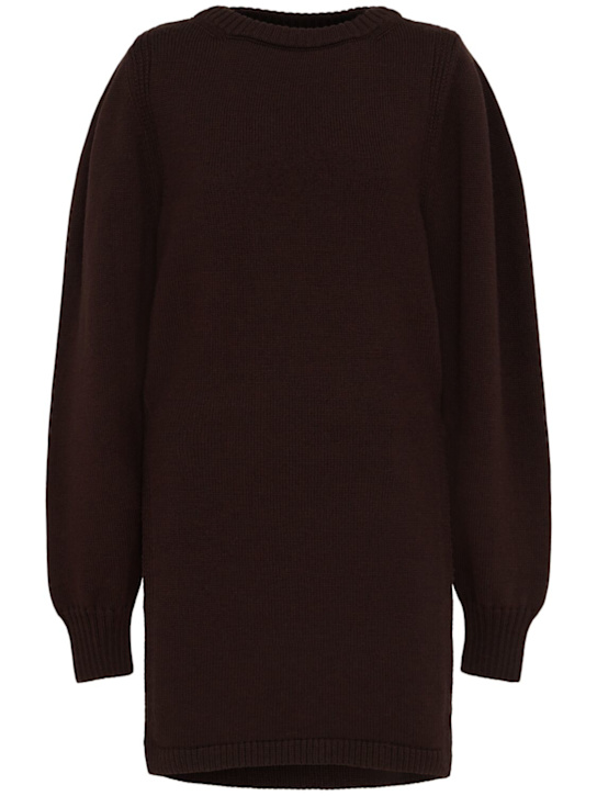 Lemaire: Wool sweater w/ slits