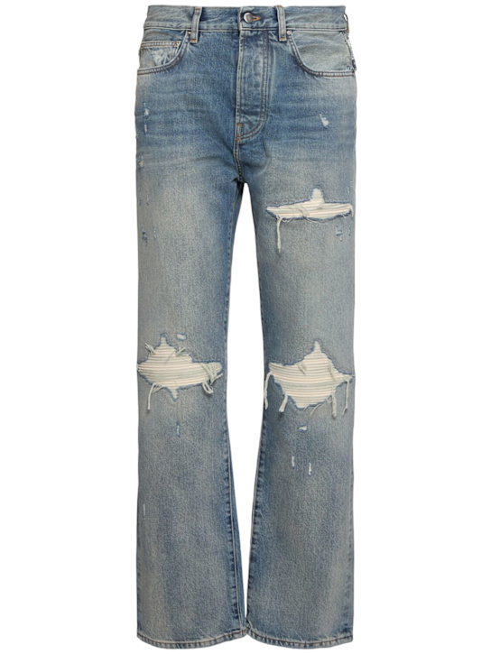 Amiri: Suede straight mx1 jeans