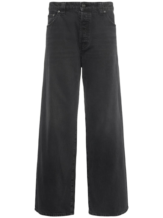 Khaite - Jeans baggy vita media Winslow in denim