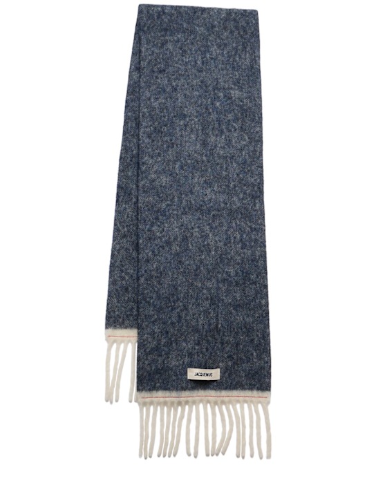 Jacquemus: L'Echarpe Carro mohair blend scarf