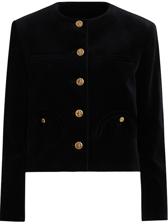Blazé Milano: Giacca bolero Jealousy Black Shamo in velluto