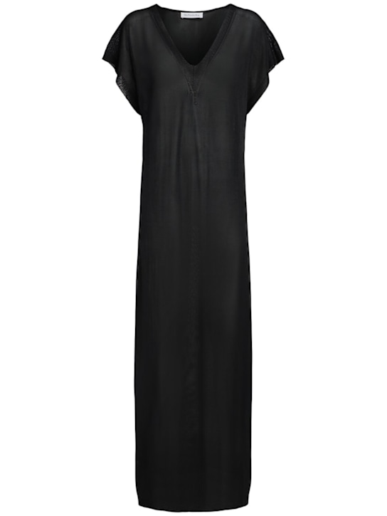 The Frankie Shop: Robe longue en maille de viscose mélangée Mysia