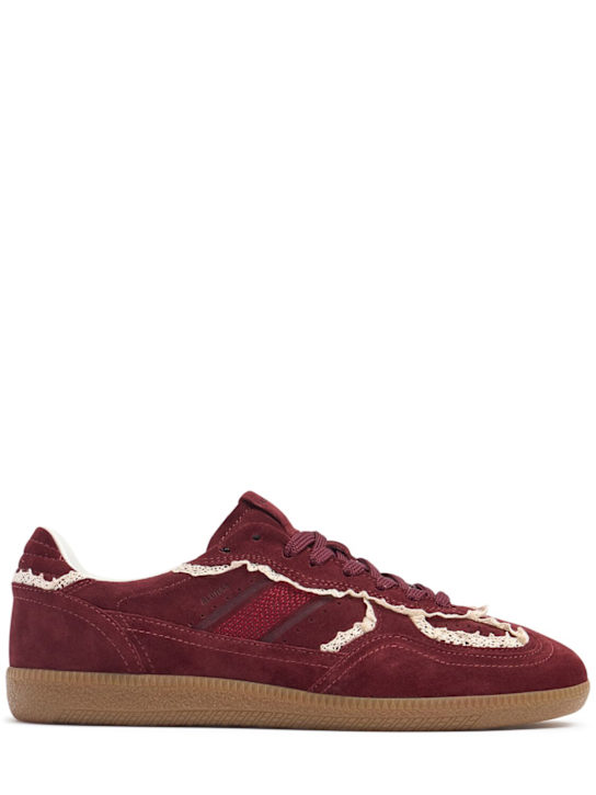 Alohas - Sneakers à lacets en crochet et daim