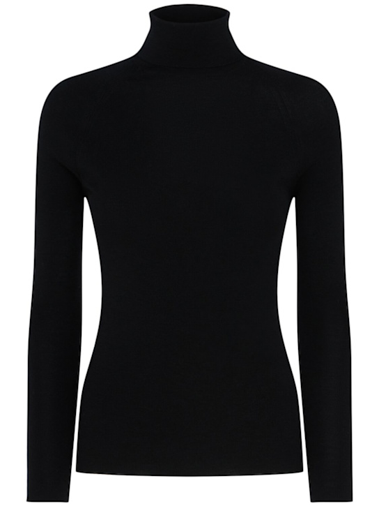 Annagreta: Audrey rib knit wool turtleneck sweater