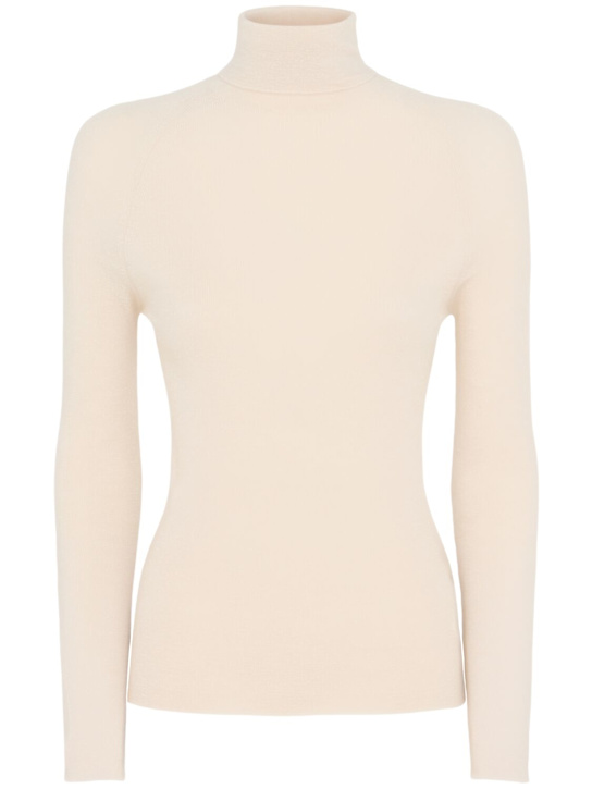 Annagreta: Pullover aus Wolle mit Rollkragen „Audrey“