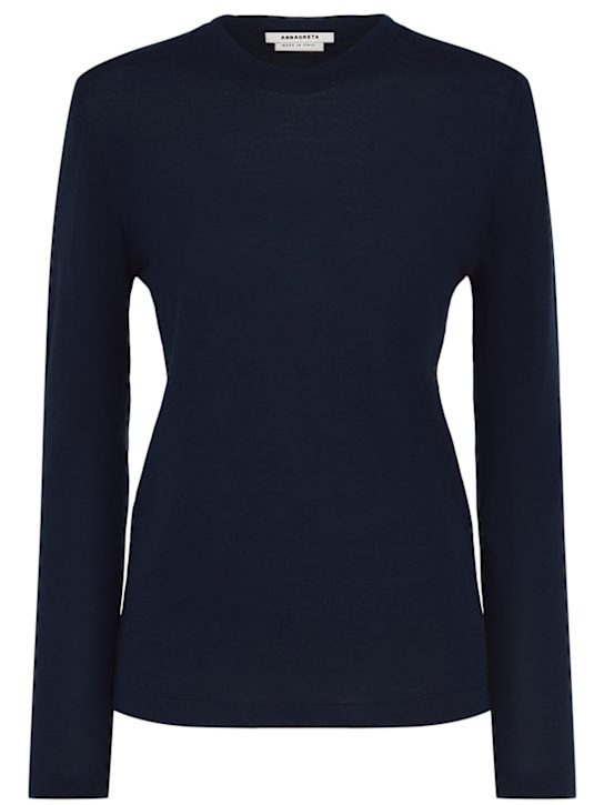 Annagreta - Maglia girocollo Anna in lana