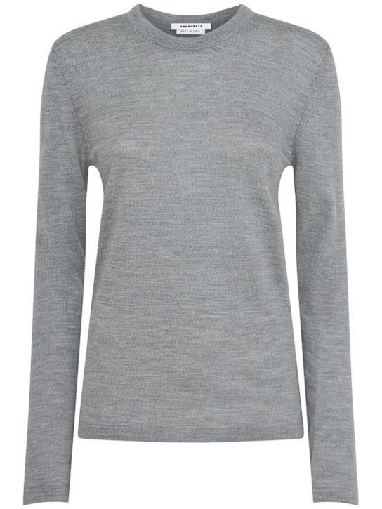 Annagreta: Anna wool knit crewneck sweater