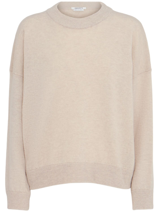 Annagreta - Dalia wool knit crewneck sweater