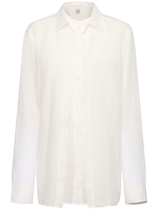 Toteme - Chemise en ramie à double col