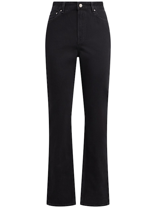 Toteme - Jean slim en denim de coton taille haute