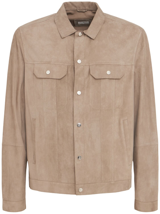 Brunello Cucinelli - Hemdjacke aus Leder