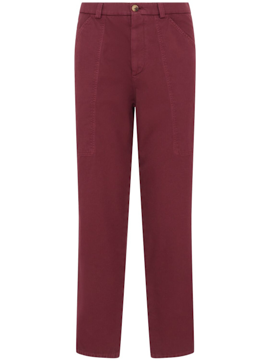 Brunello Cucinelli - Hose aus Baumwollgarbadine