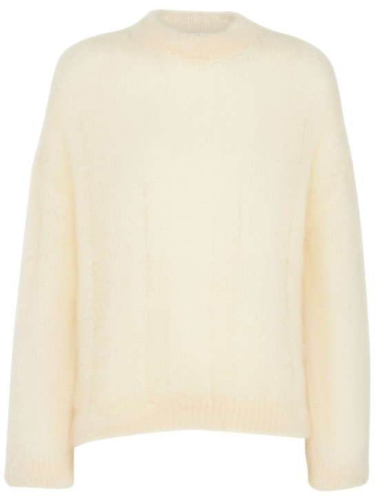 Brunello Cucinelli - Mohair blend knit crewneck sweater