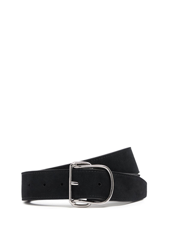 Toteme: Ceinture en daim Swirl