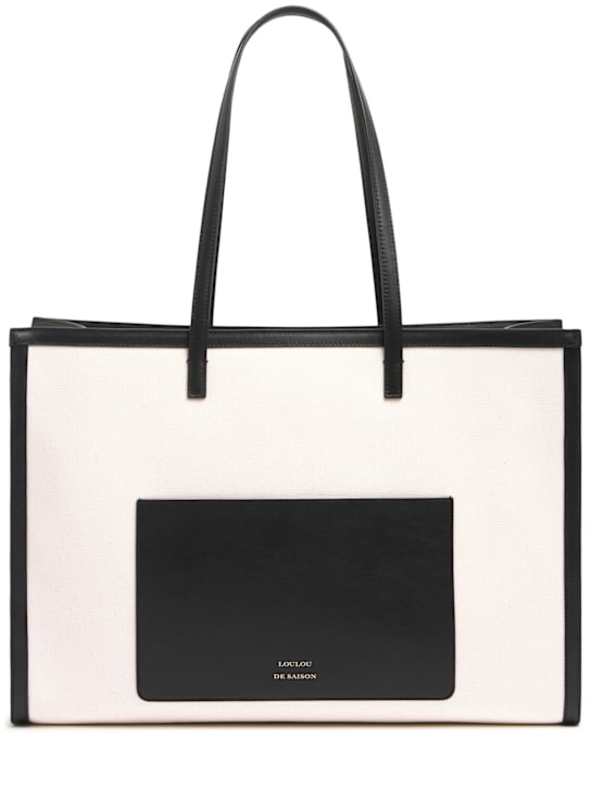 Loulou De Saison - Large Monti cabas beach tote bag