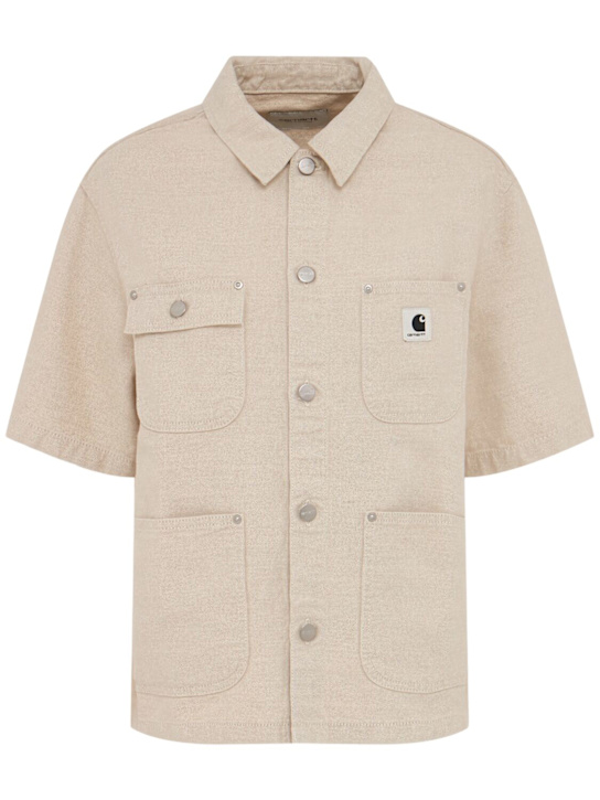 Carhartt WIP: Chemise manches courtes en coton mélangé Michigan