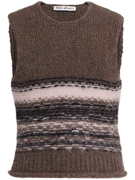 Our Legacy: Strickweste aus Mohairmischung