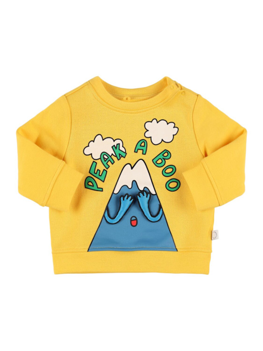 Stella McCartney Kids - Felpa in cotone con stampa