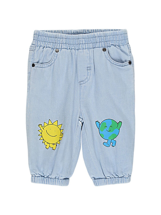 Stella McCartney Kids: Jeans de algodón estampados