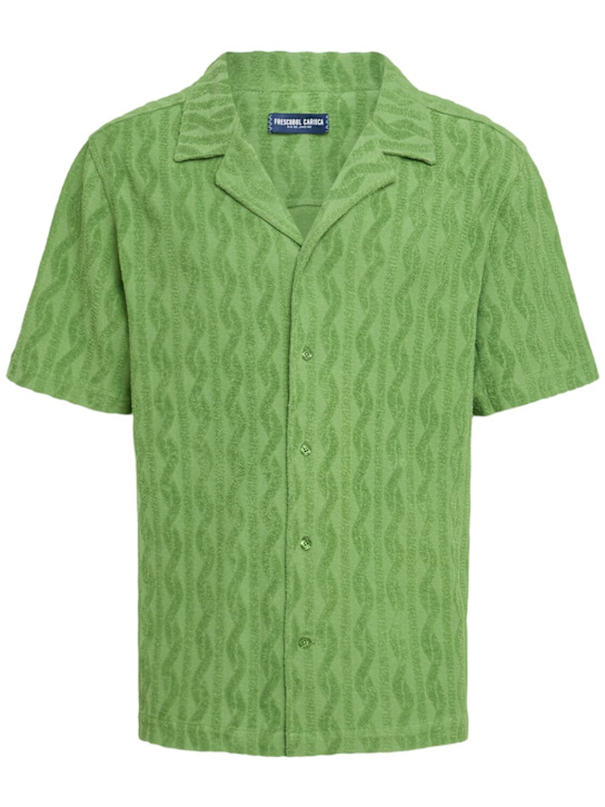 Frescobol Carioca: Camicia Roberto in spugna jacquard