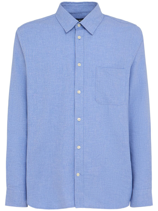 Frescobol Carioca - Chemise décontractée en flanelle de coton Telles